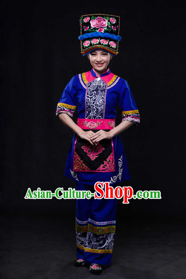 Minority Women Dresses Ethnic Clothing Minority Hmong Dance Costume Minority Dress