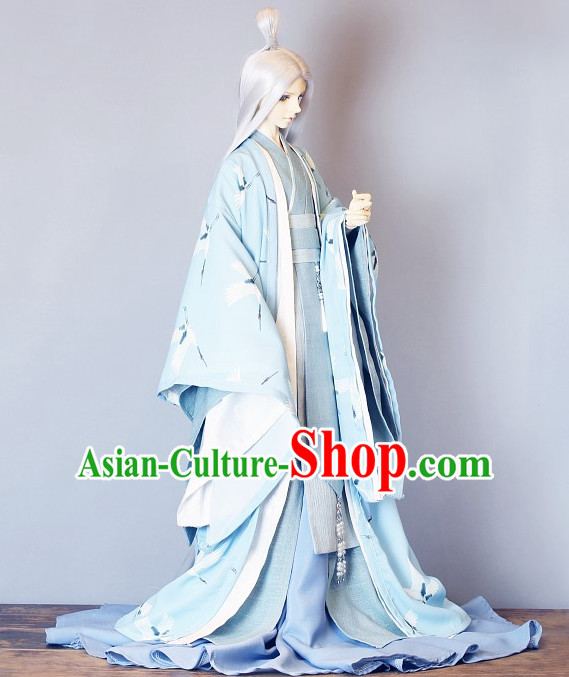 Ancient Chinese Emperor Men Costumes Palace Clothing Traditional Costumes Complete Set