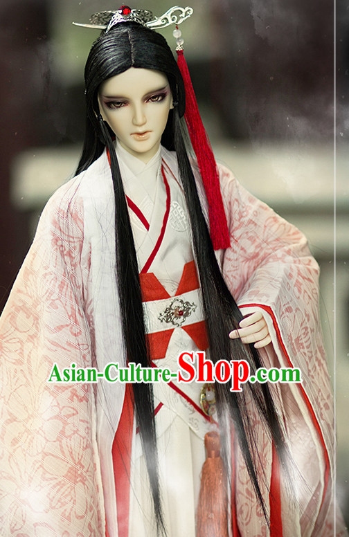 Ancient Chinese Prince Men Costumes Clothing Traditional Costumes Hanfu Complete Set