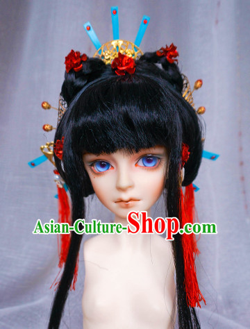 Ancient Chinese Princess Wigs and Hair Pins
