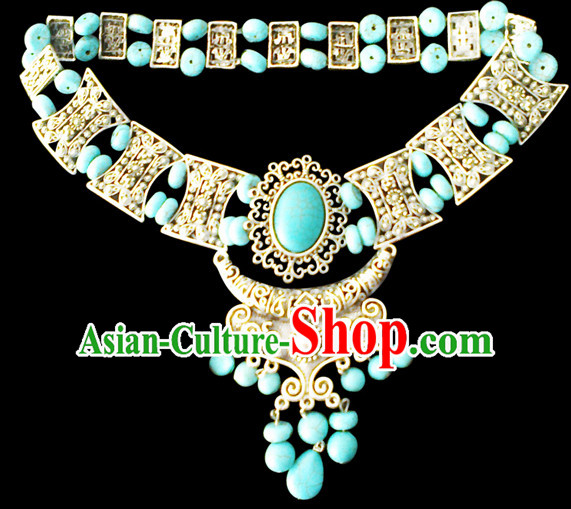 Traditional Chinese Mongolian Empress Necklace