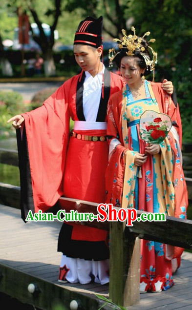 Traditional Chinese Ancient Tang Dynasty Clothing Imperial Wedding Dresses Beijing Classical Chinese Bridal Clothing for Bridegrooms