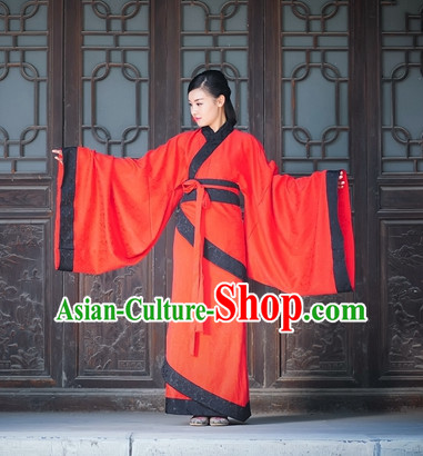Ancient Chinese Dresses Hanfu Wedding Dress Hanbok Kimono Complete Set for Women
