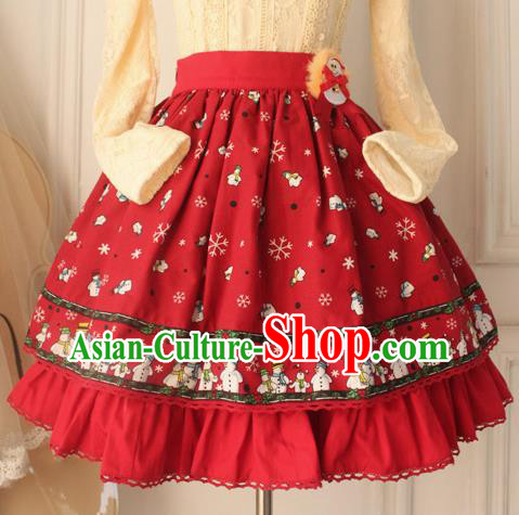 Traditional Classic Elegant Women Costume Bust Skirt, Restoring Ancient Princess Christmas Giant Swing Skirt for Women