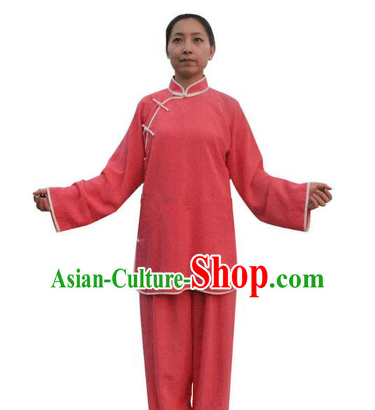 Traditional Chinese Wudang Uniform Taoist Nun Uniform Linen Priest Frock Kungfu Kung Fu Clothing Clothes Pants Shirt Supplies Wu Gong Outfits, Chinese Tang Suit Wushu Clothing Tai Chi Suits Uniforms for Women