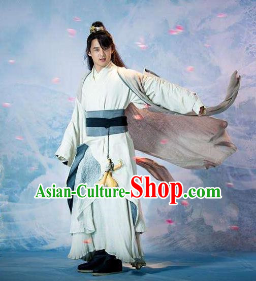 Traditional Chinese Ancient Men Costumes, Ancient Chinese Cosplay General Swordsmen Roayl Prince Embroidered Costume Complete Set for Men