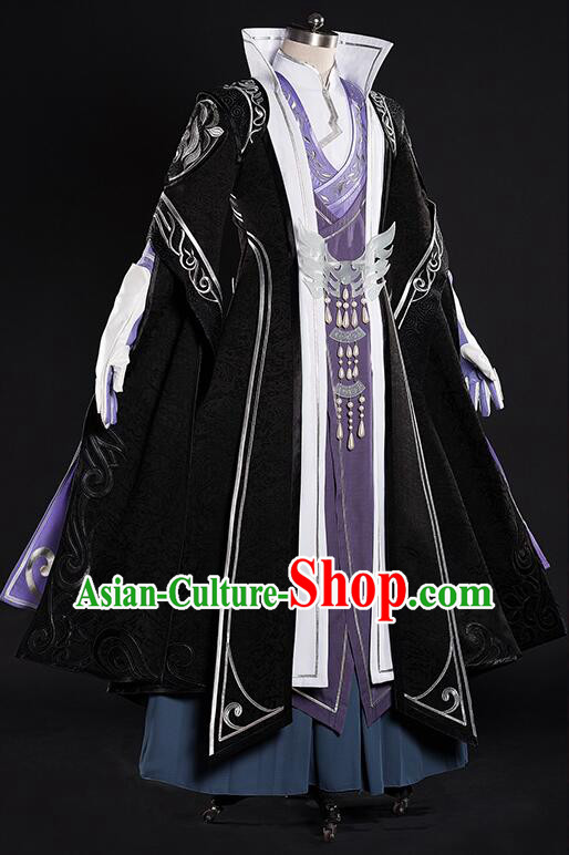Chinense Ancient Clothes for Men Dress Chinese COSPLAY Costumes Adults Garment Show Stage Dress Costumes Dress Cos