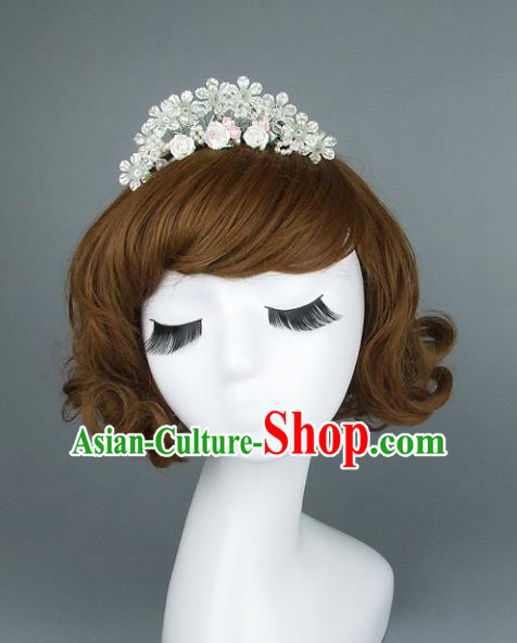 Top Grade Handmade Classical Hair Accessories Princess Hair Crown, Baroque Style Hair Jewellery Hair Clasp for Women