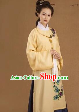 Traditional Ancient Chinese Imperial Concubine Costume, Chinese Ming Dynasty Young Lady Embroidered Clothing for Women