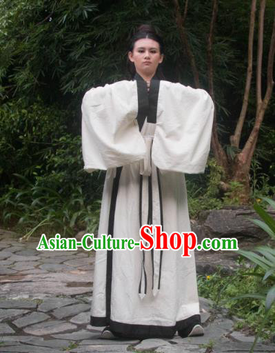 Traditional Ancient Chinese Swordsman Costume, Elegant Hanfu Clothing Chinese Ming Dynasty Scholar Clothing for Men