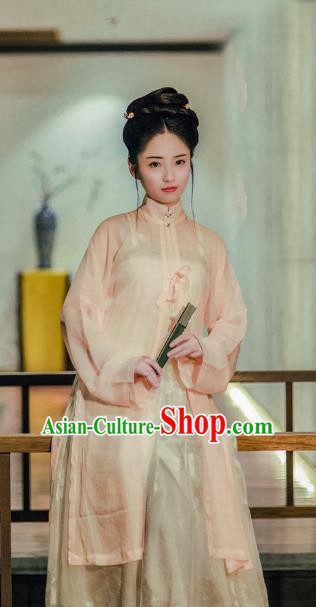 Traditional Chinese Ancient Costume Imperial Concubine Blouse, Asian China Ming Dynasty Palace Lady Clothing Complete Set for Women