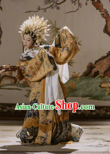 Story of Yanxi Palace Traditional Ancient Chinese Peking Opera Imperial Concubine Costume, Chinese Beijing Opera Diva Embroidered Clothing for Women