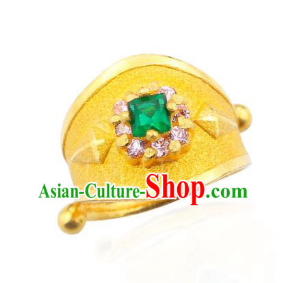 Asian Korean Hanbok Accessories Wedding Golden Ring for Baby