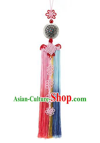 Korean National Belts Accessories Bride Wedding Hanbok Tassel Waist Pendant, Asian Korean Chinese Knot Waist Decorations for Women