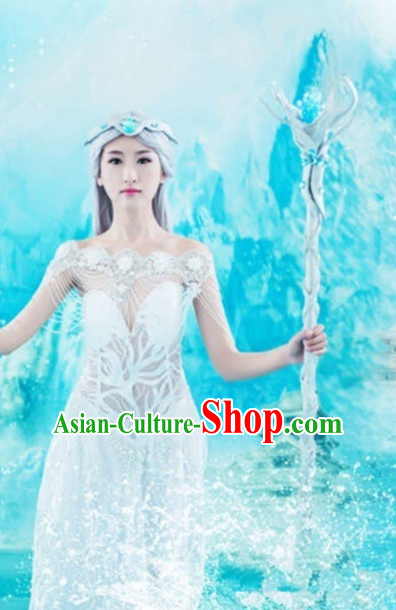 Ice Fantasy Drama Princess Hanfu Costumes Complete Set for Women