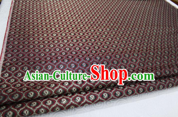 Chinese Traditional Ancient Costume Royal Palace Pattern Mongolian Robe Brocade Satin Fabric Hanfu Material