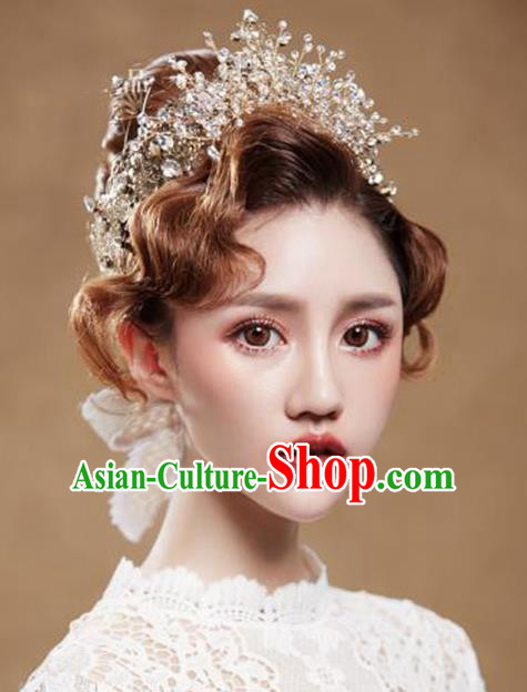 Chinese Traditional Bride Hair Jewelry Accessories Wedding Hair Clasp  for Women