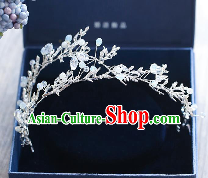 Chinese Traditional Bride Hair Accessories Baroque Princess Wedding Beads Hair Clasp for Women