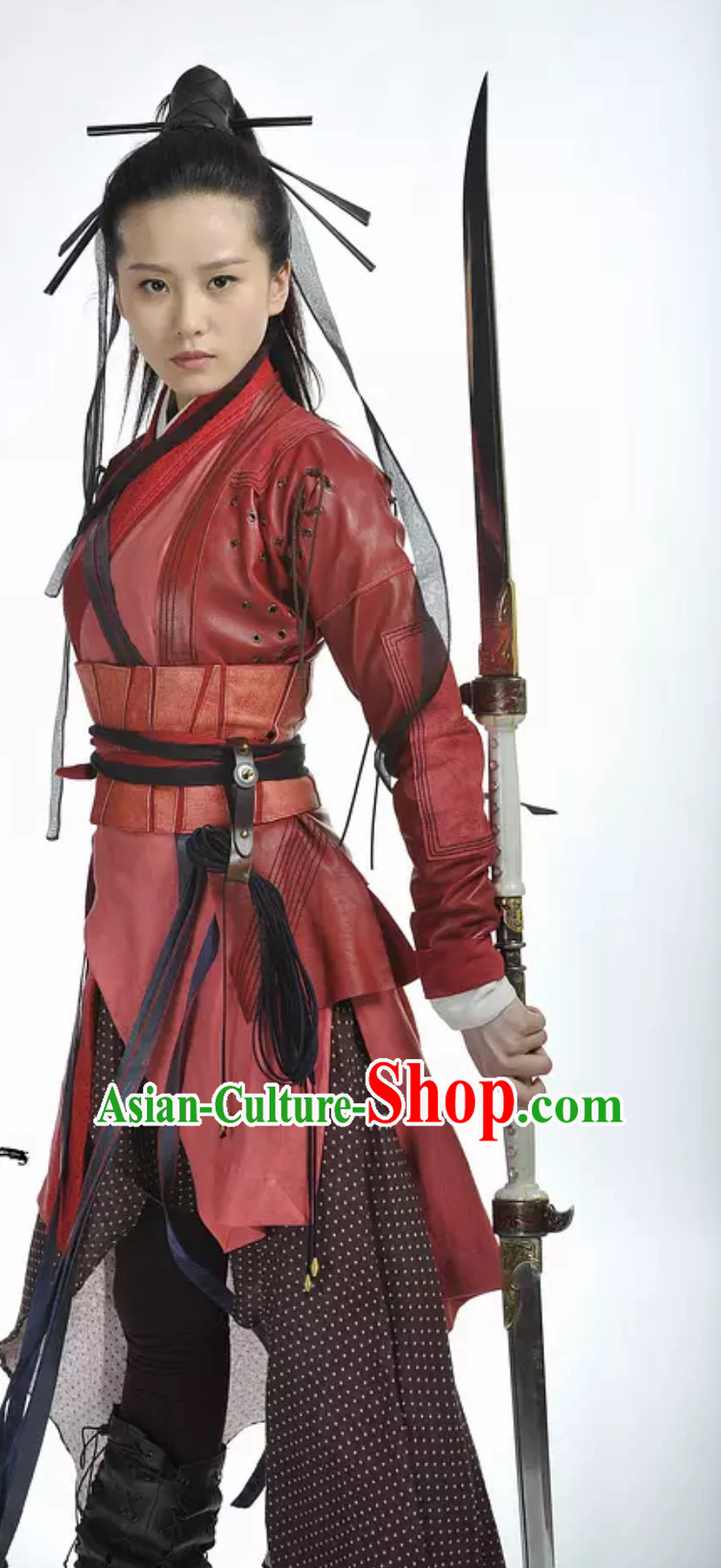 Ming Dynasty Wulin Swordswoman Knight Costume Super Hero Costume