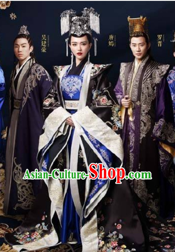 Chinese Ancient Dynasty Princess Costumes Royal Hanfu Clothing