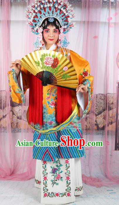 Traditional China Beijing Opera Costume Gifted Scholar Embroidered Robe and Hat Ancient Chinese Peking Opera Embroidery Clothing