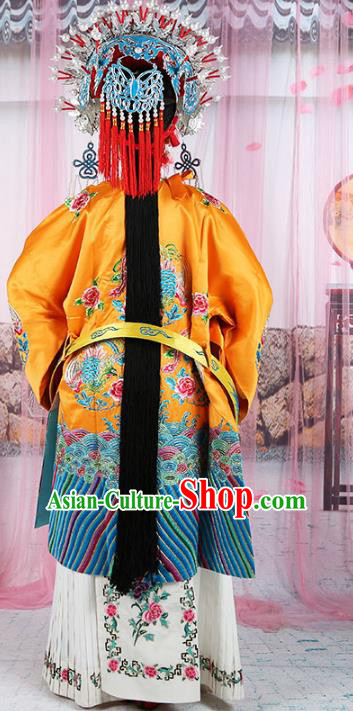 Traditional China Beijing Opera Costume Gifted Scholar Embroidered Robe and Hat Ancient Chinese Peking Opera Embroidery Clothing