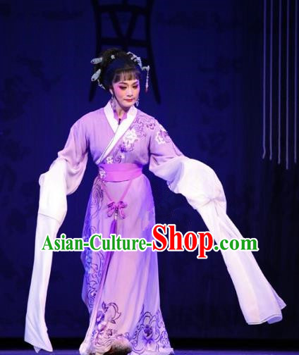 Traditional Ancient Chinese Imperial Consort Yueju Opera Costume, Elegant Hanfu Clothing Chinese Yueju Opera Imperial Emperess Water Sleeves Clothing for Women