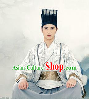 Traditional Ancient Chinese Male Costume, Elegant Hanfu Clothing Chinese Han Dynasty Clothing for Men