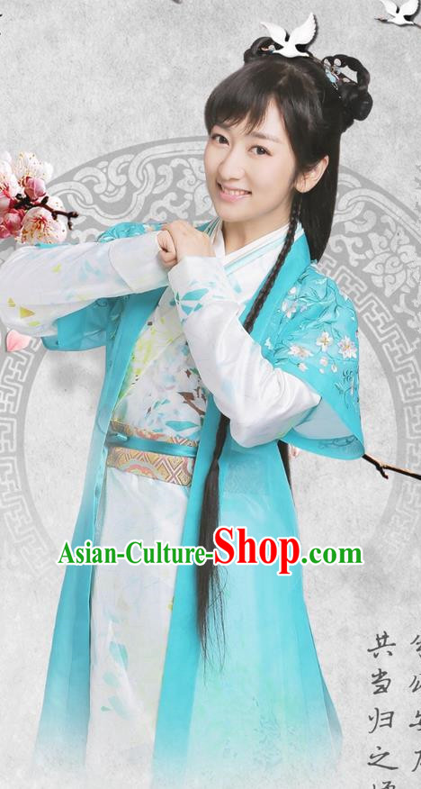 Traditional Ancient Chinese Imperial Princess Costume, Elegant Hanfu Palace Princess Dress, China Han Dynasty Imperial Young Lady Embroidered Clothing for Women