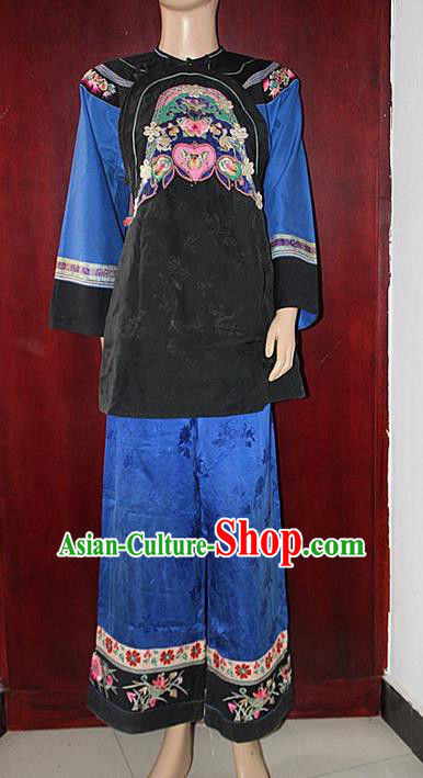 Chinese Folk Dance Ethnic Wear China Clothing Costume Ethnic Dresses Cultural Dances Costumes Complete Set for Women