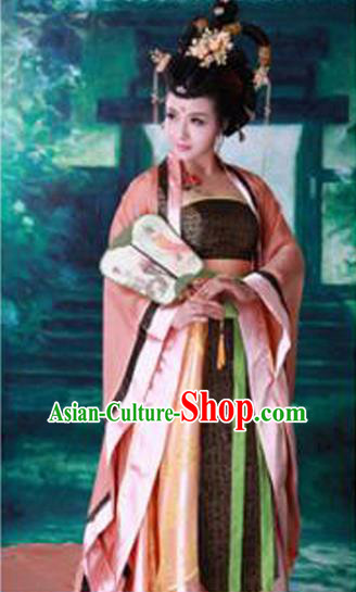 Traditional Ancient Chinese Imperial Consort Costume, Chinese Han Dynasty Women Dress, Cosplay Chinese Concubine Clothing Hanfu for Women