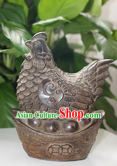 Traditional Chinese Miao Nationality Crafts Decoration Accessory, Hmong Handmade Exorcise Evil Hen Ornaments, Miao Ethnic Minority Adornment Meaning Wealth