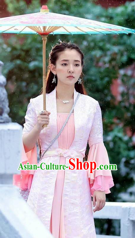 Traditional Ancient Chinese Imperial Princess Costume, Elegant Hanfu Swordsman Clothing, Chinese Tang Dynasty Aristocratic Lady Embroidered Clothing for Women