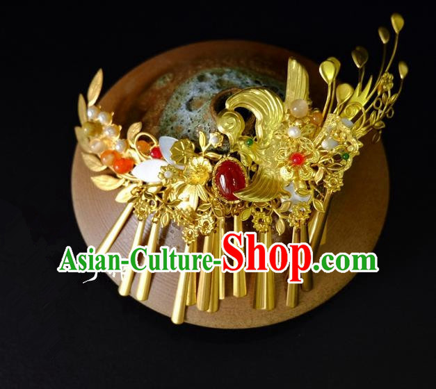 Traditional Handmade Chinese Ancient Classical Hair Accessories Barrettes Hairpin, Frontlet Step Shake Hair Sticks Hair Jewellery, Hair Fascinators Hairpins for Women