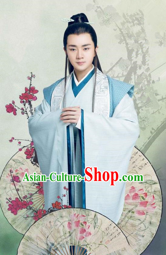 Traditional Chinese Song Dynasty Scholar Dandies Costume and Handmade Headpiece Complete Set, China Ancient Minister Nobility Childe Clothing for Men