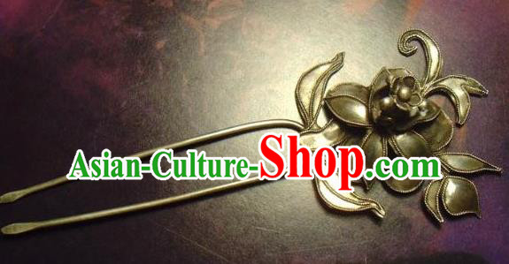 Traditional Handmade Chinese Ancient Classical Hair Accessories Barrettes Hairpin, Qing Dynasty Step Shake Hair Jewellery, Hair Fascinators Hairpins for Women