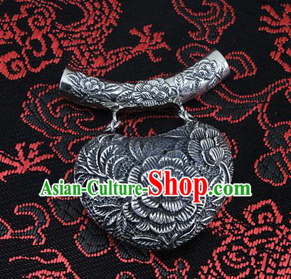 Traditional Handmade Chinese Ancient Classical Accessories Sliver Pendant Pendent for Women