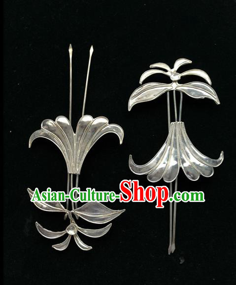 Traditional Handmade Chinese Ancient Classical Hair Jewellery Accessories Barrettes, Step Shake Hair Sticks Flower Hairpins for Women