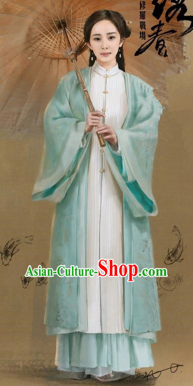Traditional Ancient Chinese Young Lady Costume, Films Brotherhood of Blades Chinese Ming Dynasty Heroine Hanfu Clothing for Women
