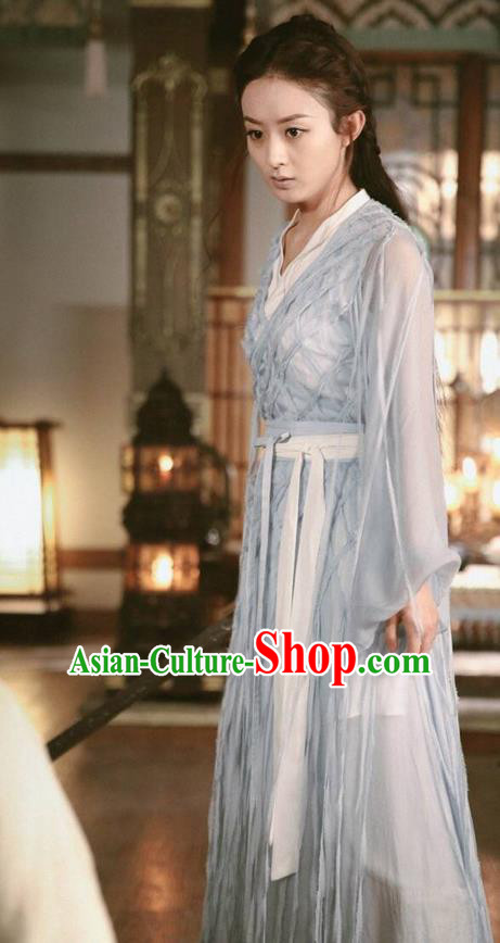 Traditional Ancient Chinese Northern and Southern Dynasties Young Lady Costume, Princess Agents Northern Wei Dynasty Swordswoman Clothing and Headpiece Complete Set