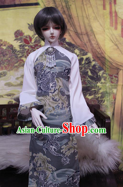 Top Grade Traditional China Ancient Young Lady Costumes Cheongsam, China Ancient Cosplay Qipao Clothing for Adults and Kids