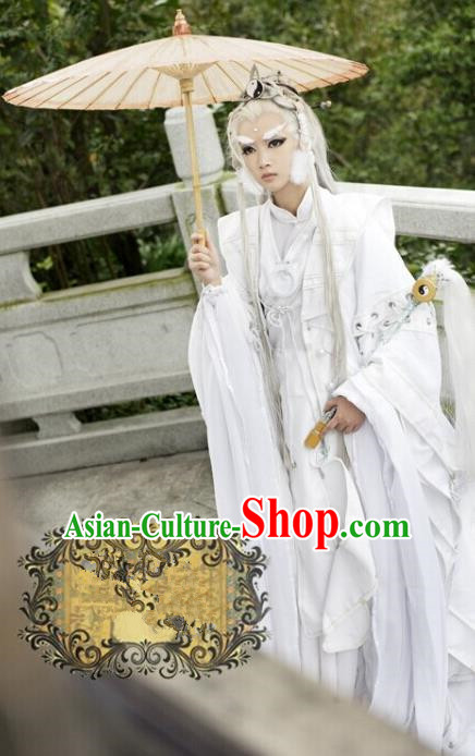 Top Grade Traditional China Ancient Cosplay Dandies Costumes, China Ancient Swordsman Elegant Hanfu Clothing for Men