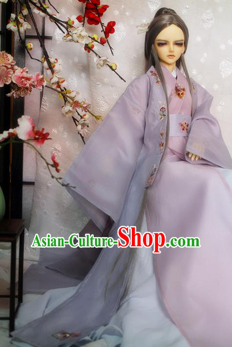 Top Grade Traditional China Ancient Cosplay Nobility Childe Costumes, China Ancient Han Dynasty Swordsman Knight-Errant Clothing for Men for Kids