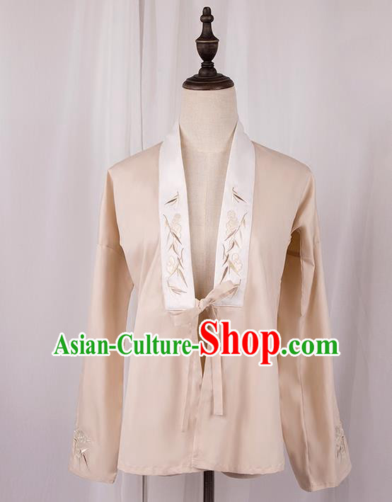 Traditional Chinese Ming Dynasty Young Lady Costume, Elegant Hanfu Clothing Embroidered Cardigan, Chinese Ancient Princess Clothing for Women