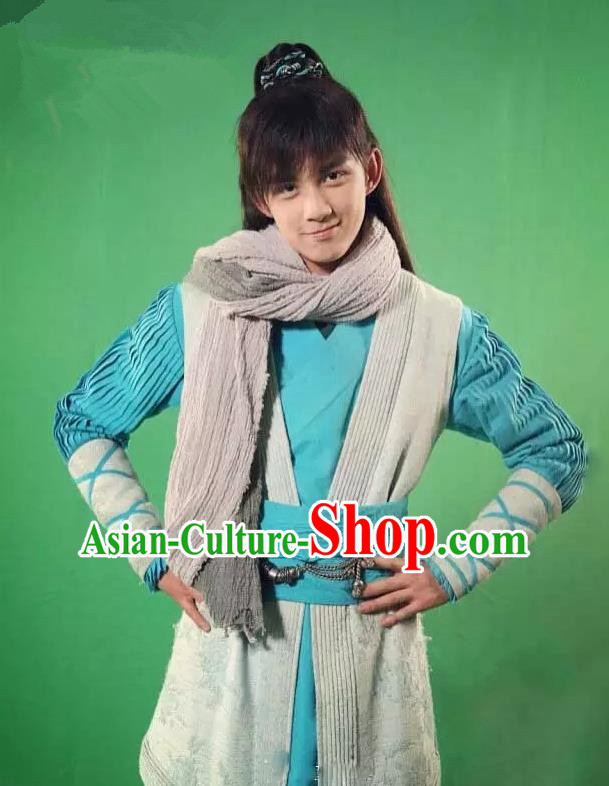 Traditional Chinese Song Dynasty Young Hero Costume, Chinese Ancient Hanfu Jiang Hu Swordsman Clothing for Men