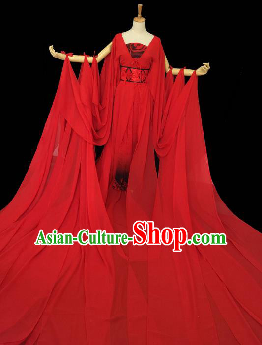 Traditional Chinese Han Dynasty Imperial Princess Wedding Costume, Elegant Hanfu Clothing Blouse and Skirts, Chinese Ancient Young Lady Embroidered Bride Dress for Women