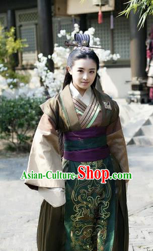 Asian Chinese Traditional Ming Dynasty Prince Costume and Headpiece Complete Set, China Elegant Hanfu Nobility Childe Embroidered Robes for Men