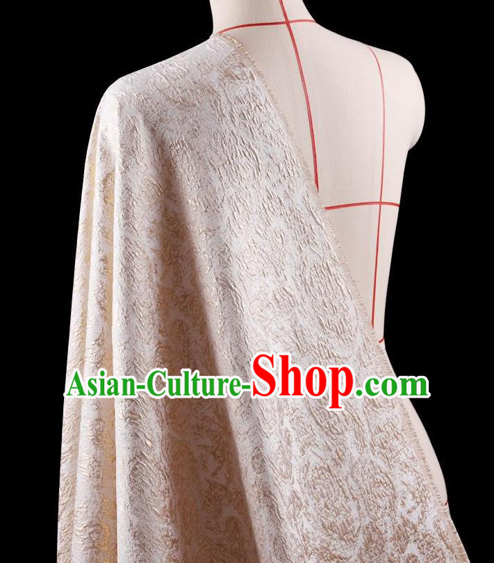 Traditional Asian Chinese Handmade Embroidery Flowers Coat Silk Tapestry Pink Fabric Drapery, Top Grade Nanjing Brocade Ancient Costume Cheongsam Cloth Material