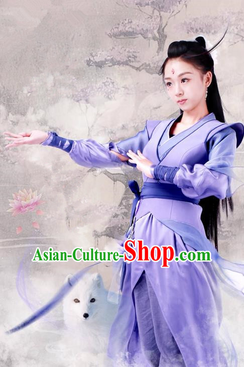 Traditional Ancient Chinese Song Dynasty Female Clothing, Chinese Ancient Princess Peri Hanfu Costume and Headpiece Complete Set