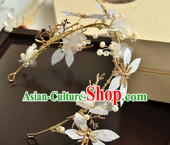 Top Grade Handmade Chinese Classical Hair Accessories Baroque Style Dragonfly Headband, Bride Hair Sticks Hair Clasp for Women
